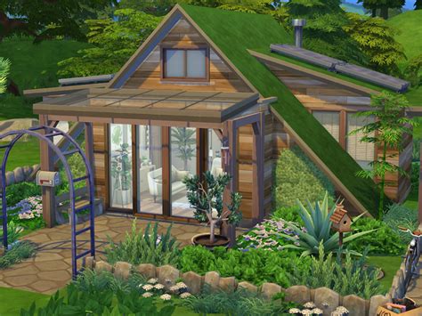 The Sims Resource Sims 4 Tiny Eco House No Cc