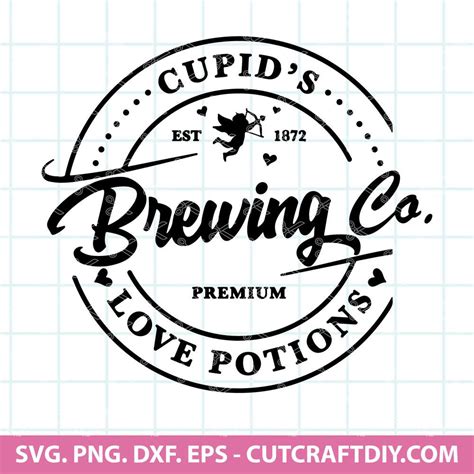 Cupid's Brewing Co SVG | Valentine's Day SVG | Valentine SVG