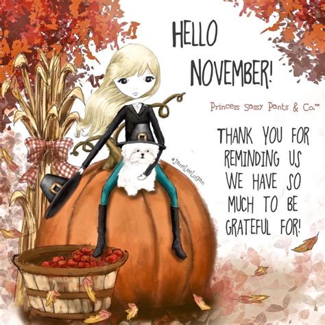 Sweet November Quote Happy November Everyone ~ November Is The Month