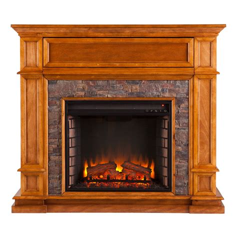 Three Posts Birmingham Simulated Stone Media Center Electric Fireplace And Reviews Wayfair