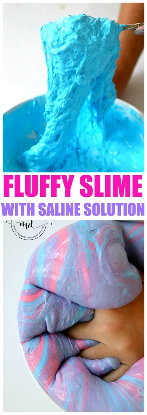 1 tablespoon saline solution (must contain boric acid and sodium borate). How to make Fluffy Slime with Saline Solution