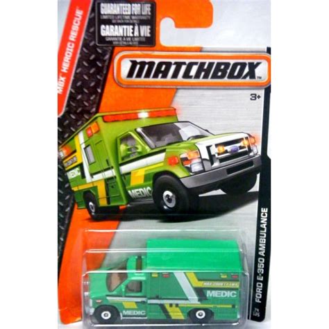 Matchbox Ford E 350 Emt Ambulance Global Diecast Direct