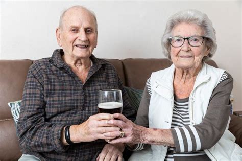 Love At First Pint Doting Husband Says Cheers To 60 Years Of