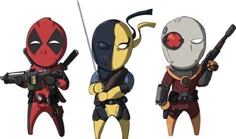 Marveldc Deadpool Deathstroke Deadshot Super Hero Pinterest