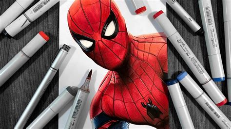 Drawing Spider Man Far From Home Youtube