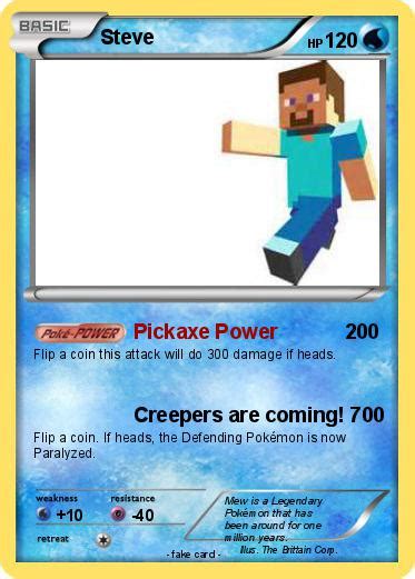 Pokémon Steve 3619 3619 Pickaxe Power My Pokemon Card