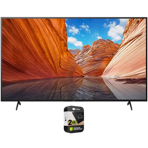 sony kd55x80j 55 inch 4k ultra hd led smart tv x80j 2021 bundle with premium extended