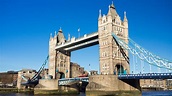 Monumentos de Inglaterra Londres Tower Bridge sobre el río Támesis