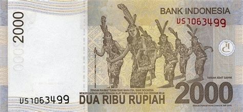 Kadar tukaran wang asing berbanding ringgit, meliputi tukaran ke rupiah indonesia, dollar singapura, baht thailand dan kyat myanmar. Matawang Indonesia (2,000 Rupiah) - Tukaran Mata Wang ...