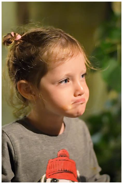 The Pout This Is Our 3 12 Year Old Granddaughter At Dinne Flickr
