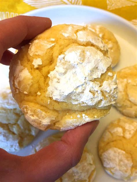 This lemon cookie recipe is a fun and simple baking project for kids. Easy Lemon Crack Crinkles Cookies Recipe - Best Ever ...