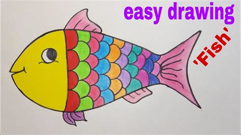 How To Draw A Fish Draw A Fish Drawing Fish Drawing Video