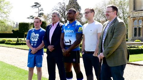 Bath Rugby Support Bath Rugby Foundation And Help For Heroes Youtube
