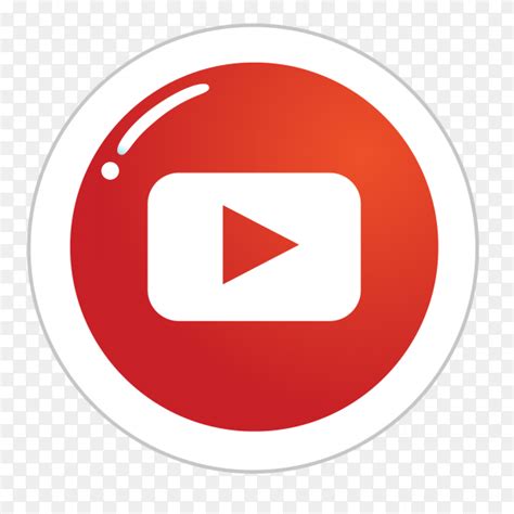 Youtube Logo In A Circle Social Media Icon Png Similar Png