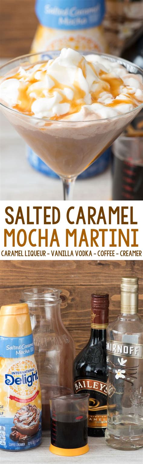 The result was this simple, luscious salted caramel chocolate martini; Salted Caramel Mocha Martini | Recipe | Cocktails, Vodka ...