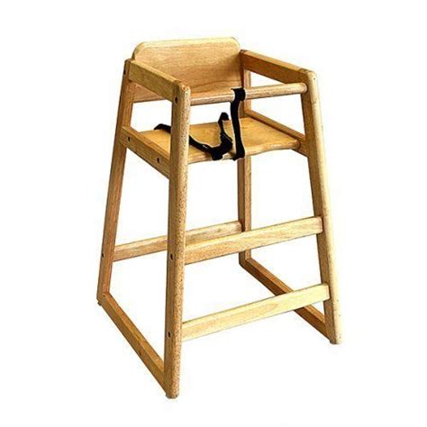 High chairs are an important part of having a baby and you want to know the one you are getting is right for you. LA Baby Commercial/Restaurant Wooden High Chair Natural ...
