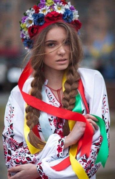 Wealthy Braid Twine Symbol Of Maidenly Ukrainian Beauty Ukraine Traditional Outfits Women