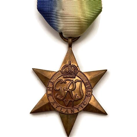 Ww2 Atlantic Star Campaign Medal Full Size