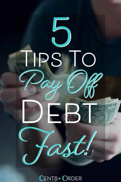 5 Simple Tips To Pay Off Debt Fast