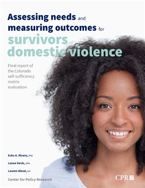 Assessing Needs And Measuring Outcomes For Survivors Of Domestic