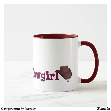 Cowgirl Mug Mugs Custom Mugs Cowgirl