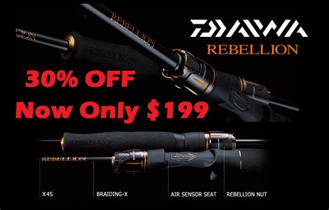 Daiwa Rebellion Rods Not 299 Only 199 Ray Anne S Tackle