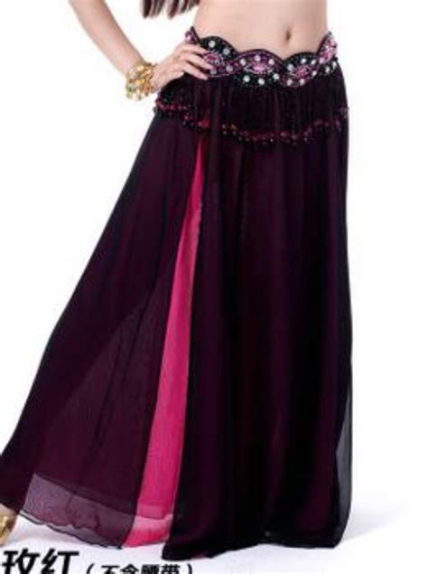 Professional Sexy Belly Dance Costume Dance Skirt Chiffon Stage Chiffon Skirt Ebay