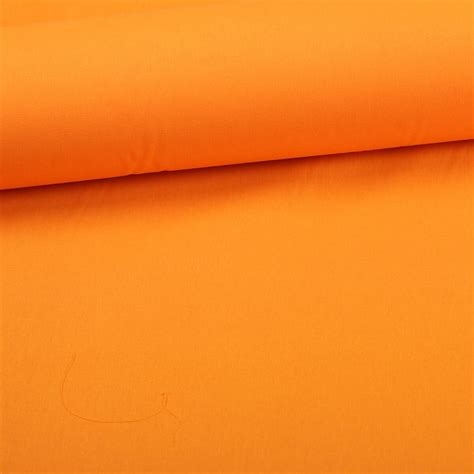 Tissu Coton Uni Orange Tissu Cretonne Au Mètre