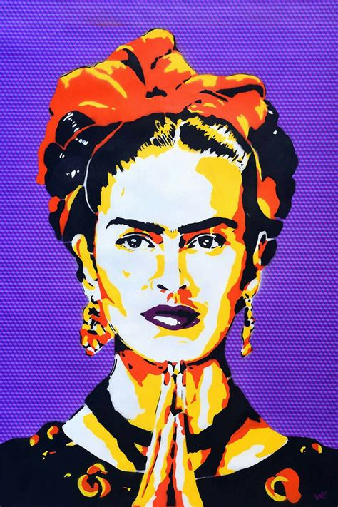 Frida Kahlo Pop Canvas Or Print Wall Art