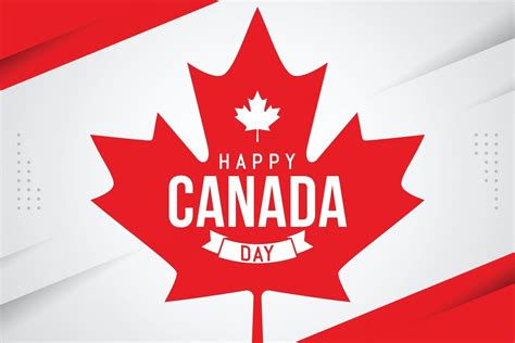 Happy Canada Day Celebration Banner Template 2714011 Vector Art At Vecteezy