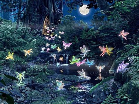 Fairies Forest Water Fairytales Dark Hd Wallpaper Peakpx