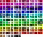 HEX colour chart with RGB reference – Chris Tate-Davies