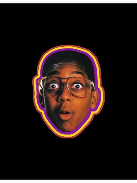 The Urkel Face Poster For Sale By Double Ghost Redbubble