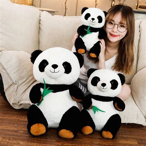 254050cm New Cute Big Panda Doll Plush Toy Baby Bear Pillow Panda