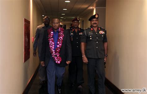 Zambian Army Commander Arrives On Goodwill Tour Sri Lanka Army