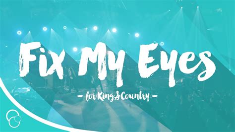 For King Country Fix My Eyes Chords Chordify