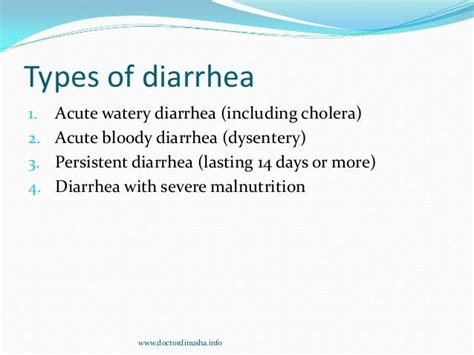 Control Of Diarrheal Diseases