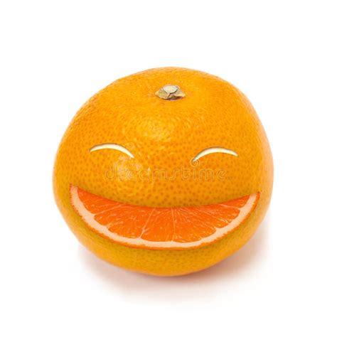 Happy Orange Smiling Face Stock Photo Image Of Face 24962462