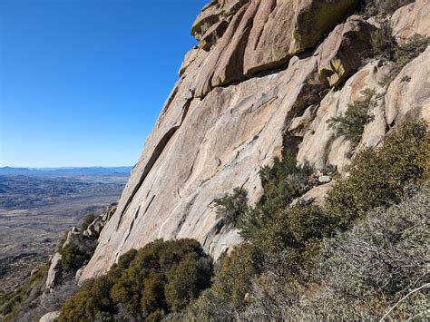 Rock Climbing In Yarnell Wall Central Arizona