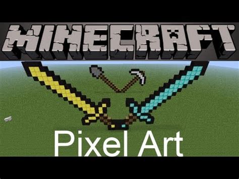 Minecraft Pixel Art - Sword - YouTube