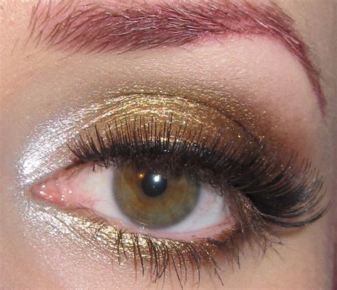 Glitter Is My Crack Silver Gold And Bronze Eye Makeup