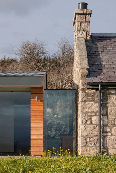 Gabled Stone And Glass Torispardon House Reinterprets Scottish Farm