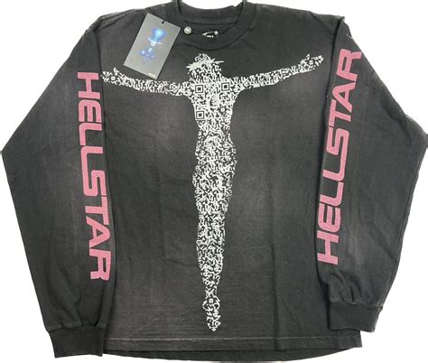 Hellstar Hellstar Qr Code Long Sleeve T Shirt Grailed