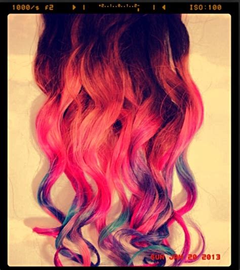 Beautiful Dip Dye Hair Dyed Tips Dyed Hair