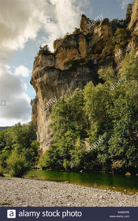 The Gorges Du Tarn Is A Canyon Formed By The Tarn Between The Causse
