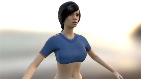 Sport Girl 3d Model Cgtrader