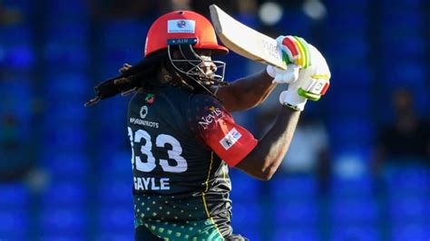 Chris Gayle Evin Lewis Fireworks Lift St Kitts And Nevis Patriots Into