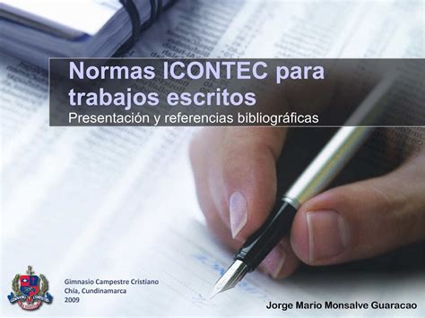 Calaméo Normas Icontec Para La Presentación De Trabajos Escritos