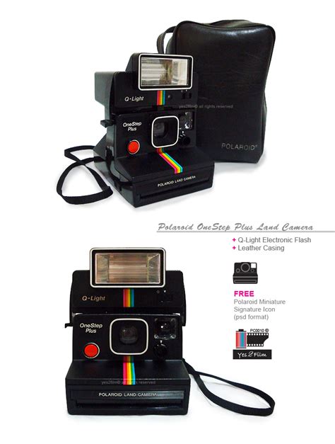 Yes2film Polaroid Onestep Plus Land Camera With Q Light Flash