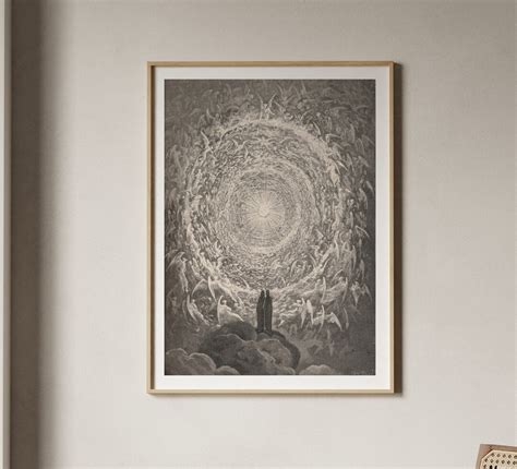 Gustave Dore The Empyrean The Divine Comedy Illustration Print Dante